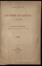 Tapa de L'Académie de Saint-Luc à Rome