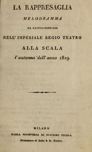 Tapa de La rappresaglia