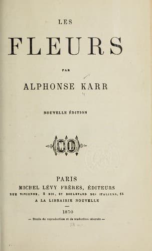 Tapa de Les fleurs ...