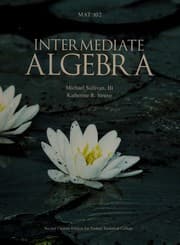 Tapa de Intermediate algebra