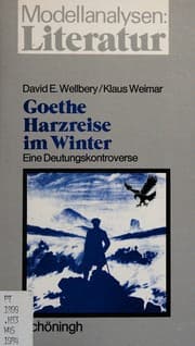 Tapa de Johann Wolfgang von Goethe, Harzreise im Winter