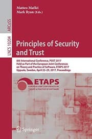 Tapa de Principles of Security and Trust