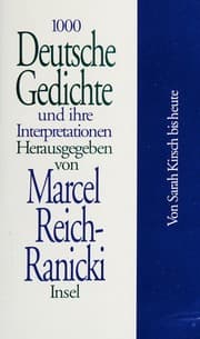 Tapa de 1000 deutsche Gedichte und ihre Interpretationen