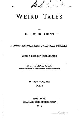 Tapa de Weird tales