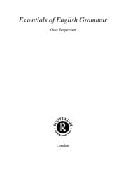 Tapa de A Modern English Grammar on Historical Principles, Part 4: Third volume (Otto Jespersen: Collected English Writings)