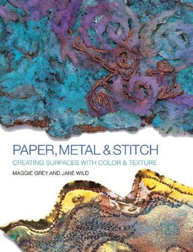 Tapa de Paper, metal, and stitch