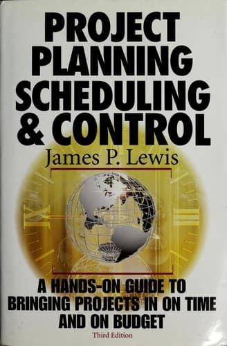 Tapa de Project planning, scheduling, and control