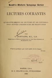 Tapa de Lectures courantes