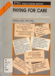 Tapa de Paying for care
