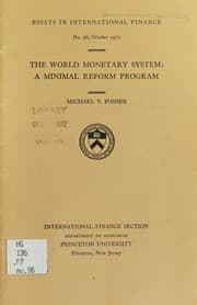Tapa de The world monetary system