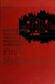Tapa de Finite mathematics