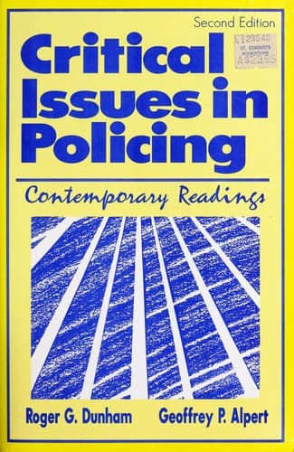 Tapa de Critical issues in policing