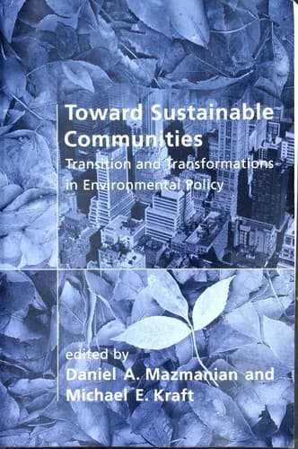 Tapa de Toward sustainable communities