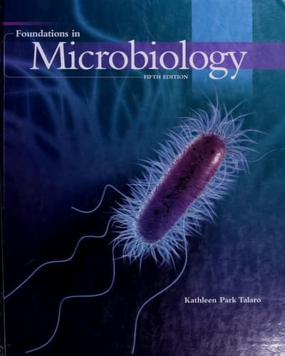 Tapa de Foundations in Microbiology