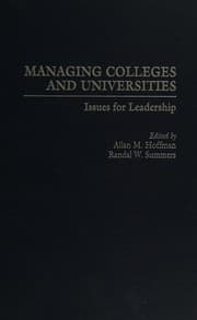 Tapa de Managing colleges and universities