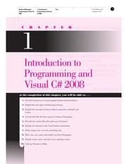 Tapa de Programming in Visual C# 2008
