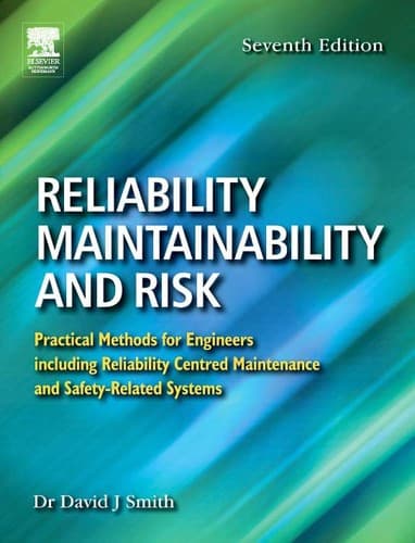 Tapa de Reliability, maintainability, and risk