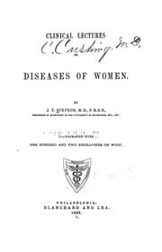 Tapa de Clinical lectures on diseases of women