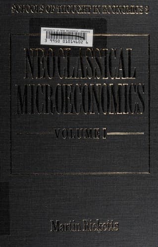 Tapa de Neoclassical microeconomics