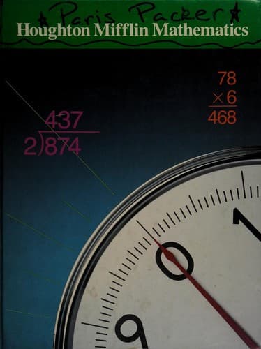 Tapa de Houghton Mifflin mathematics