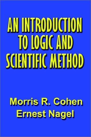 Tapa de An introduction to logic and scientific method