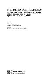 Tapa de Should age make a difference in health care entitlement?