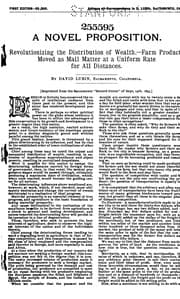 Tapa de ... Number 2 of "A Novel Proposition,": Advocating a Plan for the More Equitable Distribution of ..
