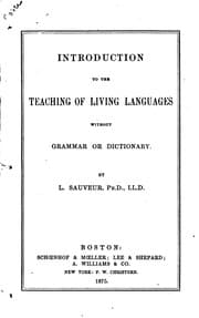 Tapa de Introduction to the Teaching of Living Languages Without Grammar Or Dictionary