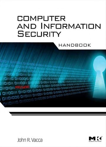 Tapa de Computer and information security handbook