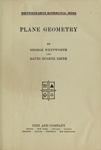 Tapa de Plane geometry