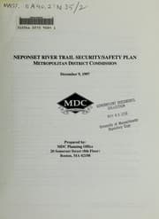 Tapa de Neponset River Trail security/safety plan