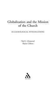 Tapa de Globalization and the mission of the church