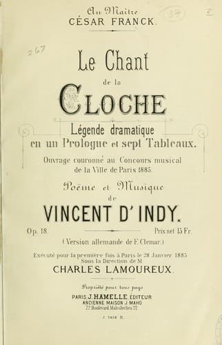 Tapa de Le chant de la cloche