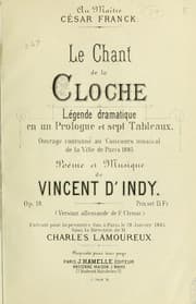Tapa de Le chant de la cloche