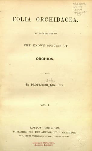 Tapa de Folia orchidacea