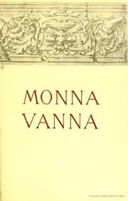 Tapa de Monna Vanna