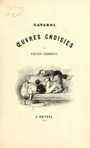 Tapa de Oeuvres choisies de Gavarni, revues, corrigées et nouvellement classées par l'auteur