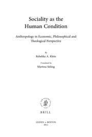 Tapa de Sociality as the human condition