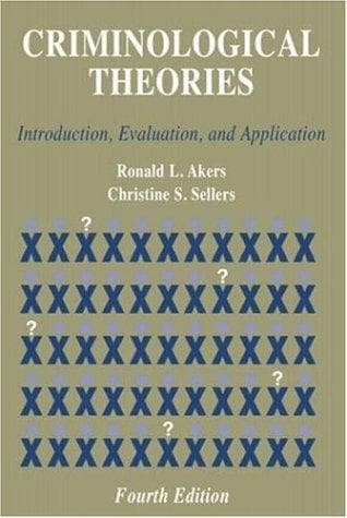 Tapa de Criminological Theories