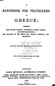 Tapa de A handbook for travellers in Greece