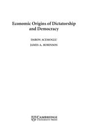 Tapa de Economic origins of dictatorship and democracy