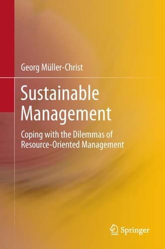 Tapa de Sustainable Management