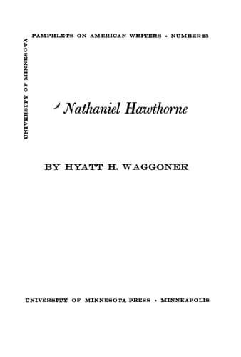 Tapa de Nathaniel Hawthorne