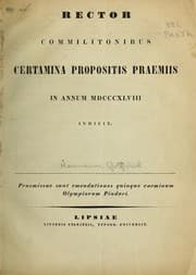 Tapa de Emendationes quinque carminum Olympiorum Pindari