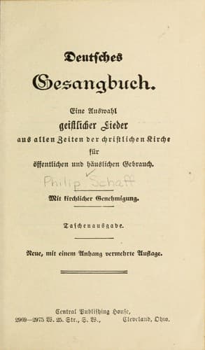 Tapa de Deutsches Gesangbuch