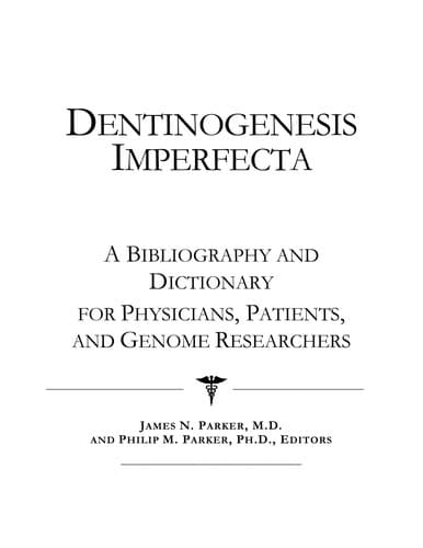 Tapa de Dentinogenesis imperfecta