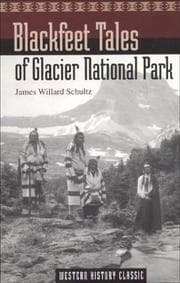 Tapa de Blackfeet Tales of Glacier Park