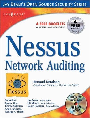 Tapa de Nessus network auditing