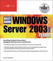 Tapa de The Best Damn Windows Server 2003 Book Period (Computer Security)