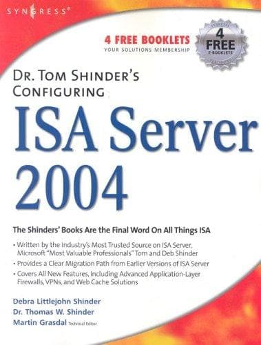 Tapa de Dr. Tom Shinder's configuring ISA Server 2004